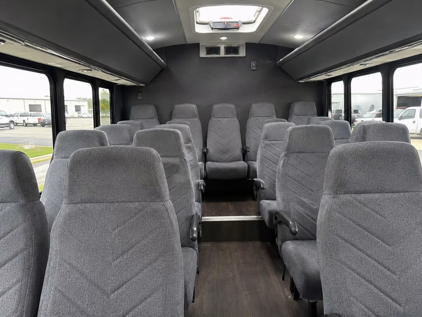 15 passenger minibus inside