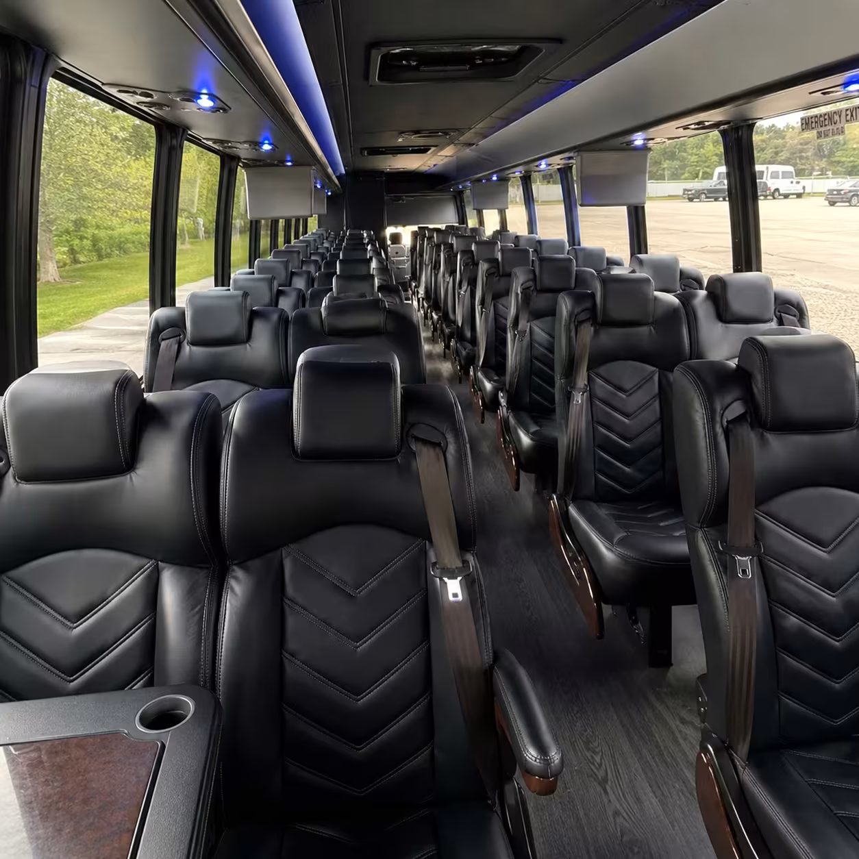 35 passenger minibus inside