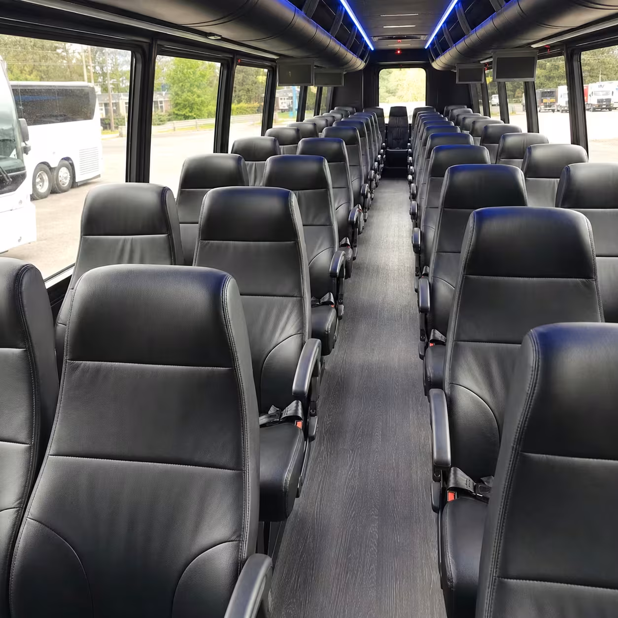 35 passenger minibus interior