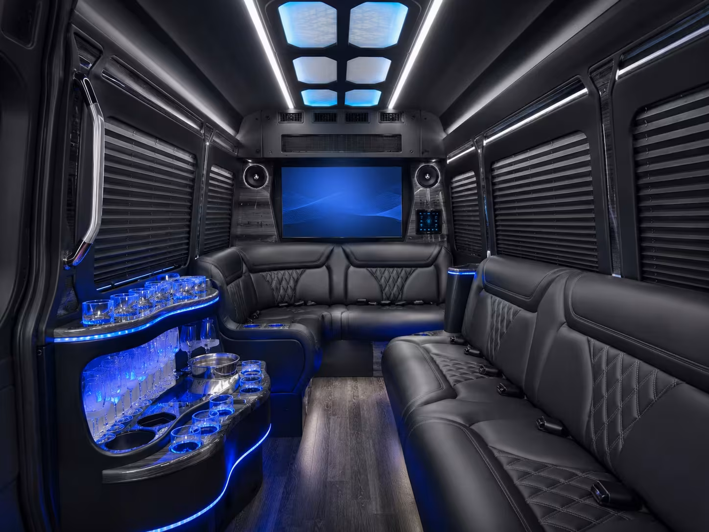 corporate retreat and conference shuttle buses from baldwin park