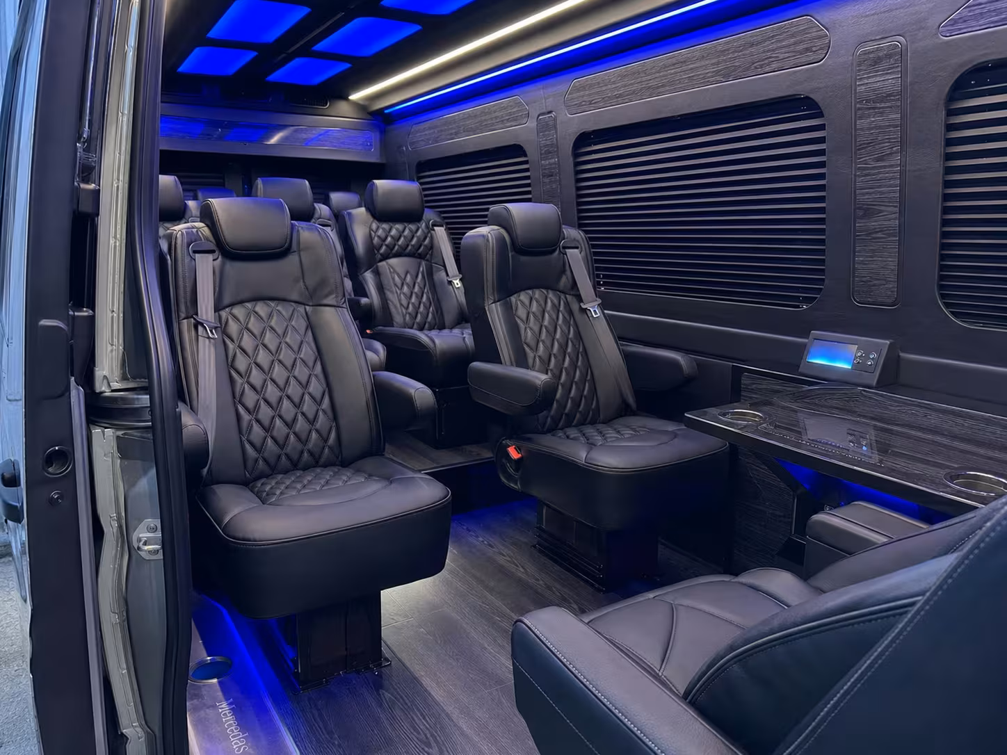 sprinter van transportation for groups and events across baldwin park